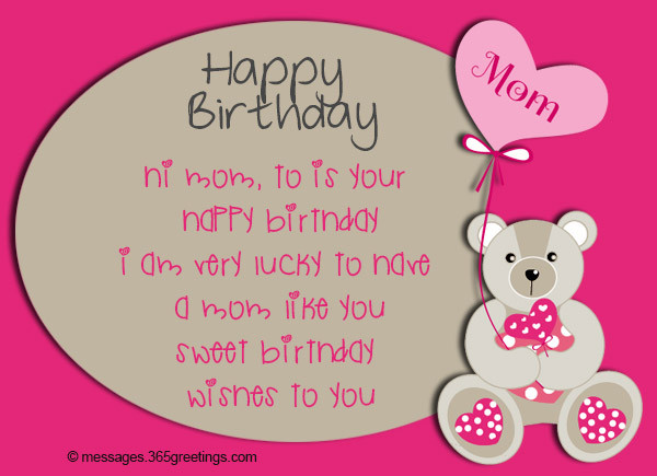 Birthday Wishes To Mom
 Birthday Wishes for Mother 365greetings