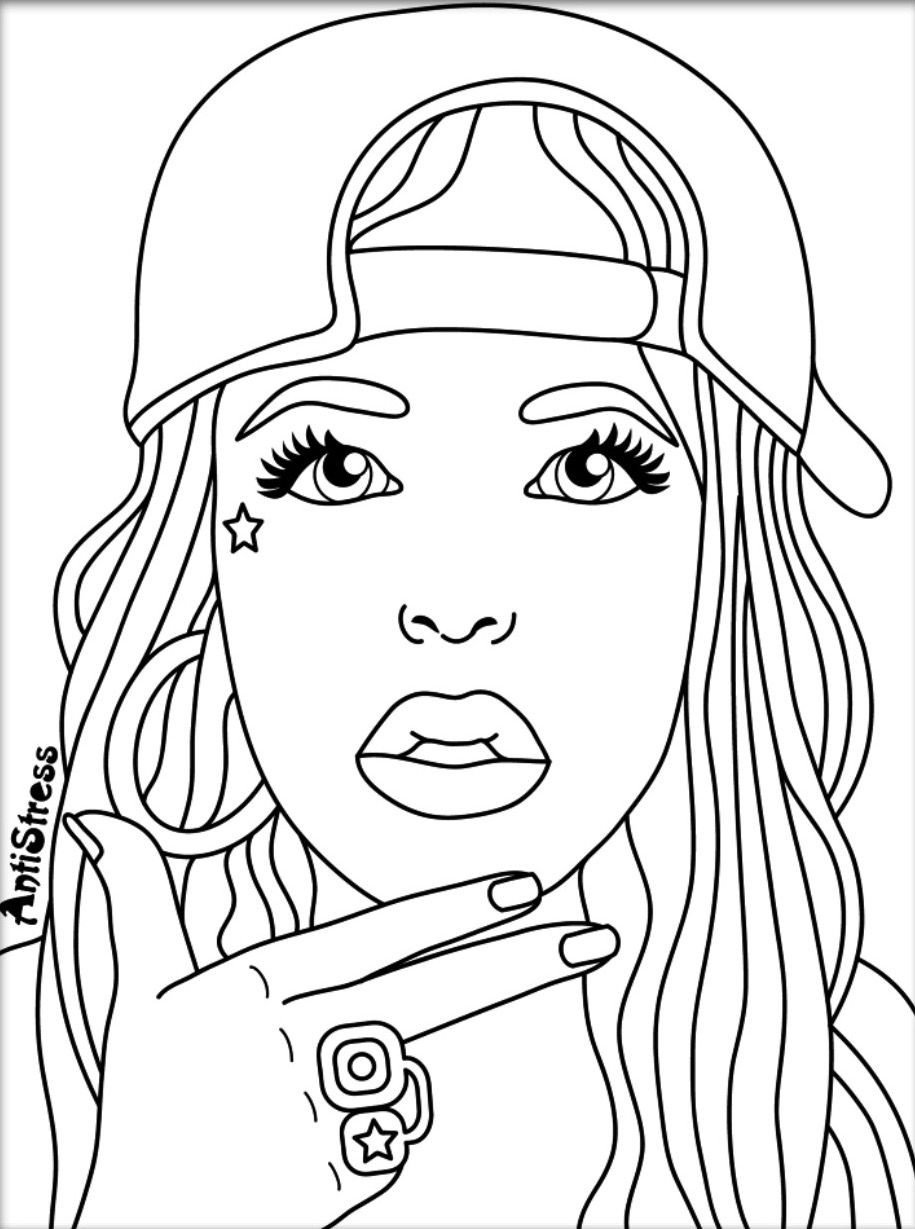 Black Girl Coloring Pages
 Pin by Val Wilson on Coloring pages