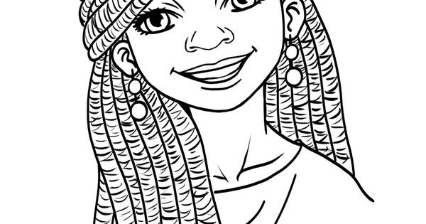 Black Girl Magic Coloring Pages
 Black Kids coloring page AfricanAmericanColoringPage