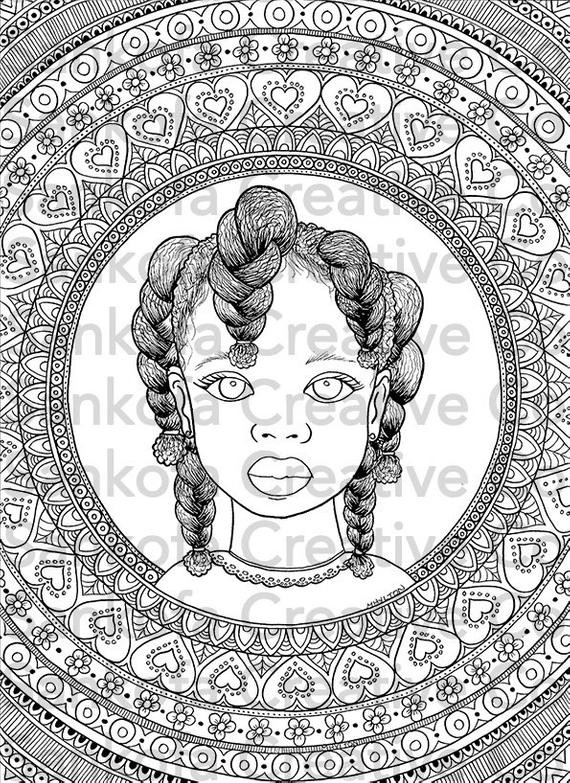 Black Girl Magic Coloring Pages
 PDF DOWNLOAD Black Girl Magic Anayah Colouring