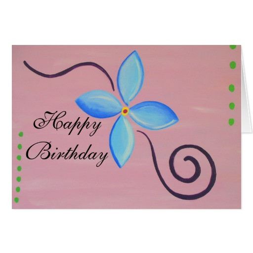 Blank Birthday Card Template
 Happy Birthday Blank Card Template