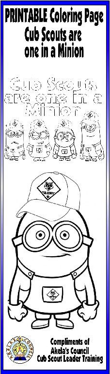 Blue And Gold Boyscout Coloring Sheet
 17 Best images about Cub Scout Printable Pages on