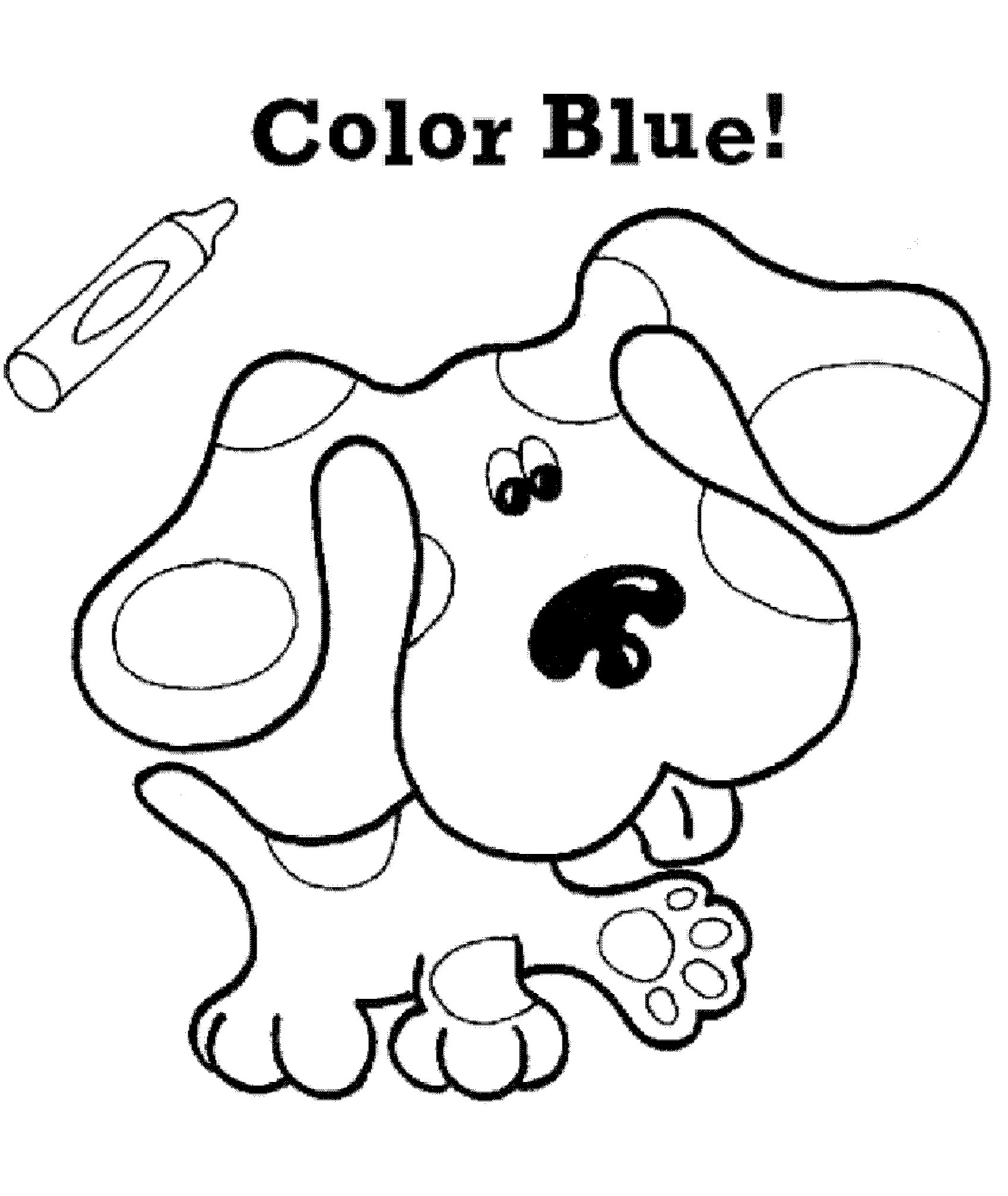 Blues Clues Coloring Pages
 Kids n fun