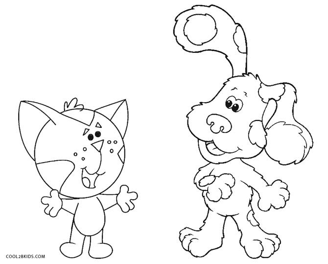 Blues Clues Coloring Pages
 Free Printable Blues Clues Coloring Pages For Kids