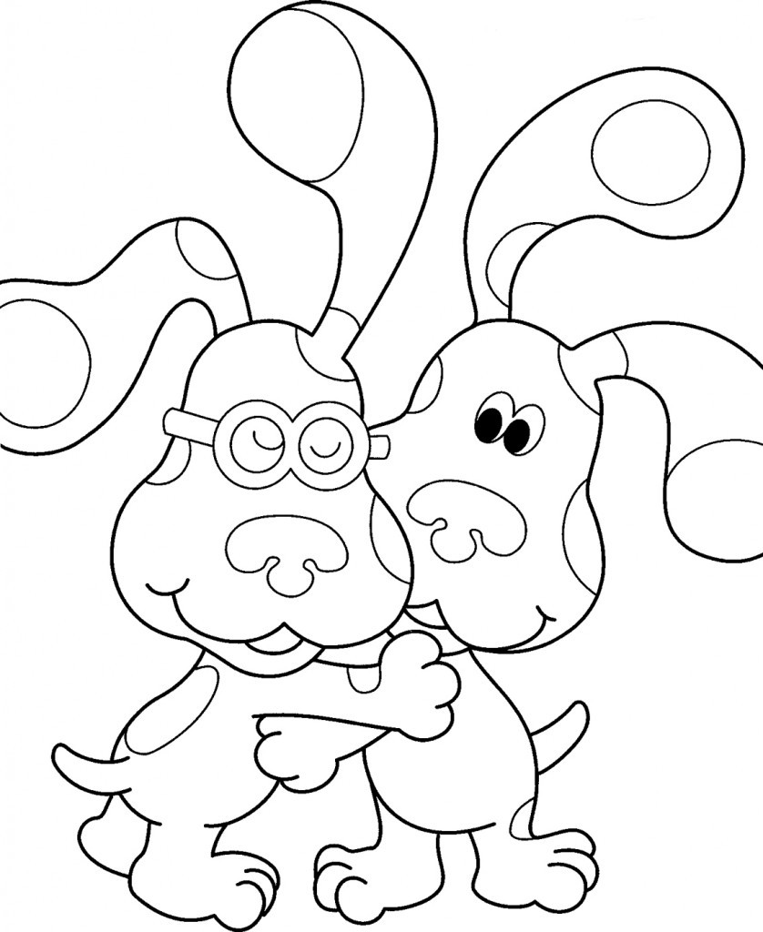 Blues Clues Coloring Pages
 Free Printable Blues Clues Coloring Pages For Kids