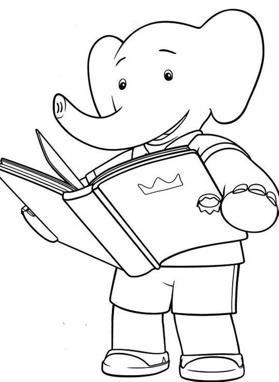 Books Coloring Pages
 Reading Book Coloring Page Coloring Home