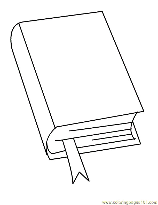 Books Coloring Pages
 Book 3 Coloring Page Free Books Coloring Pages