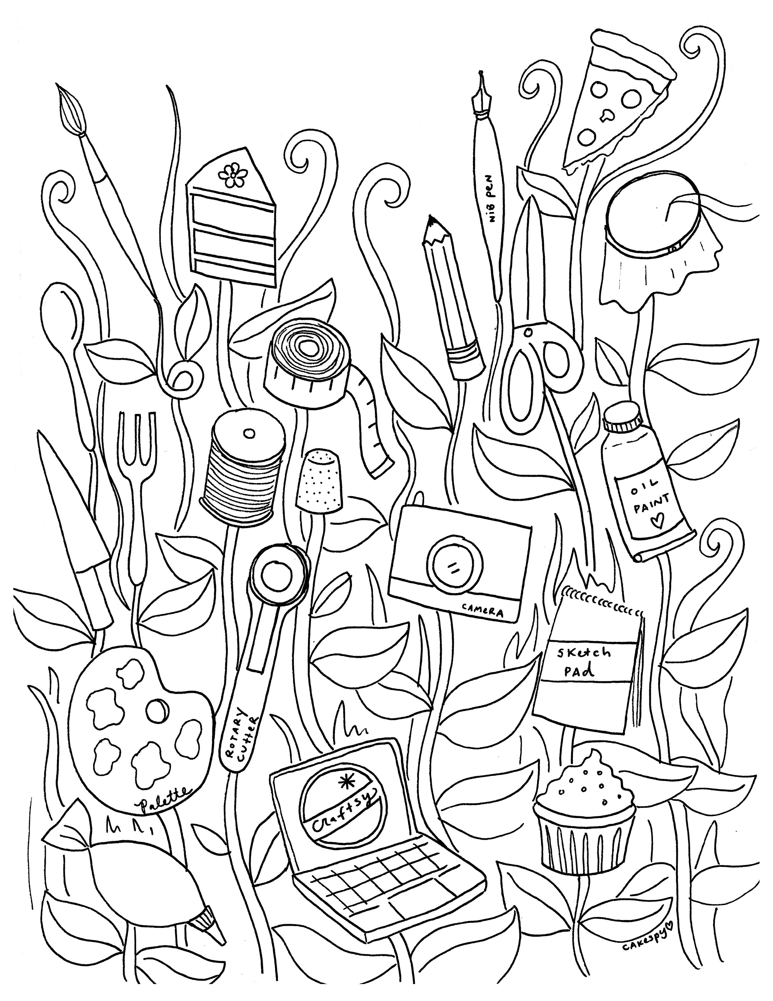 Books Coloring Pages
 Free Coloring Book Pages for Adults