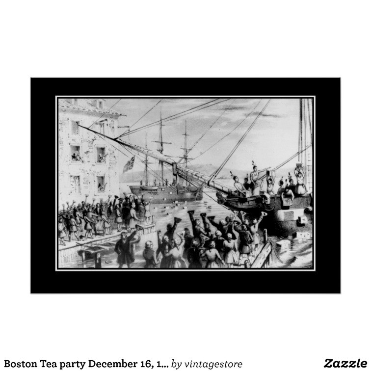 Boston Tea Party Poster Ideas
 Boston Tea party December 16 1773 Poster