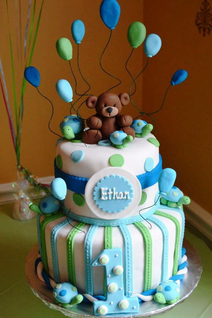 Boy Birthday Cakes Ideas
 First Birthday Baby Cake Boy Ideas Twitter