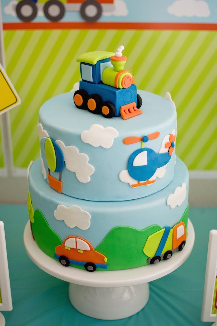 Boy Birthday Cakes Ideas
 17 Best images about Vehicle Cakes on Pinterest