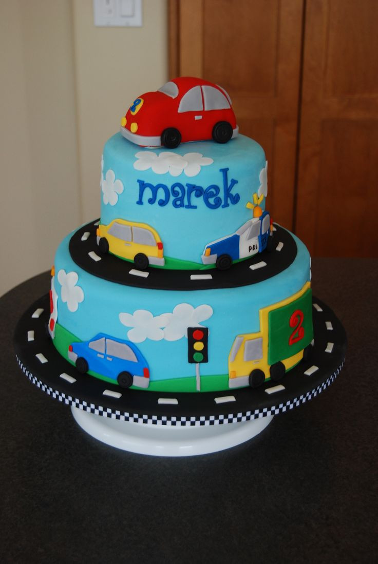 Boy Birthday Cakes Ideas
 Made for a little boy who loves anything with wheels