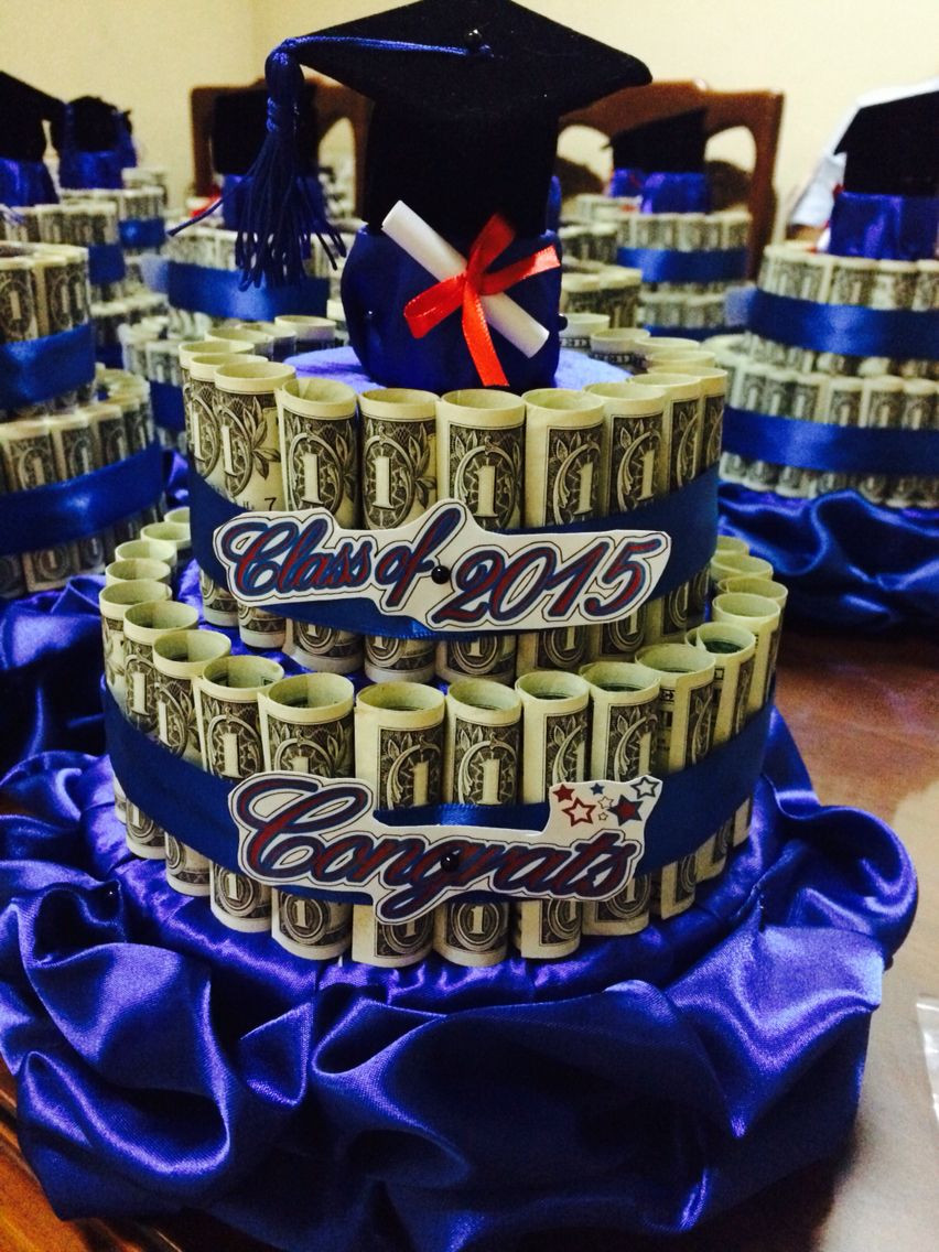 Boy Graduation Gift Ideas
 Graduation money cake for boys