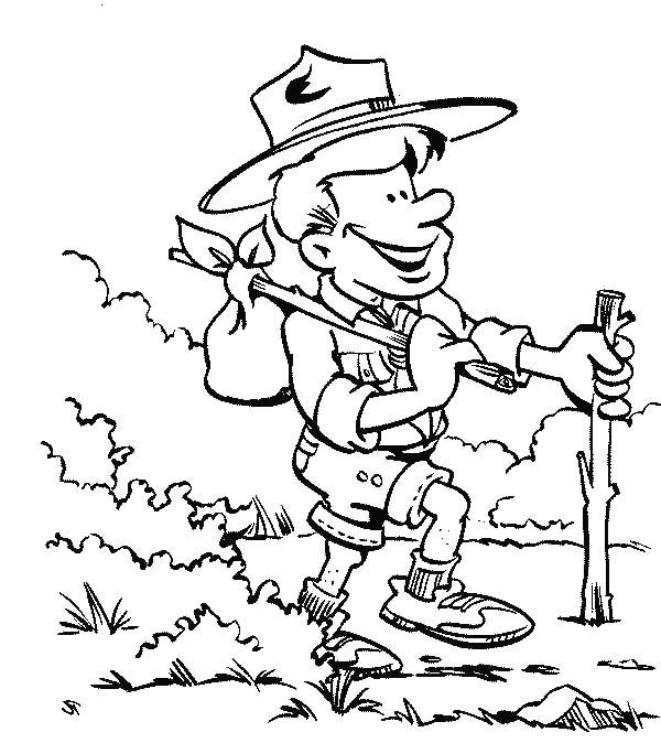 Boy Scout Coloring Pages
 Boy Scouts Picture Coloring Pages