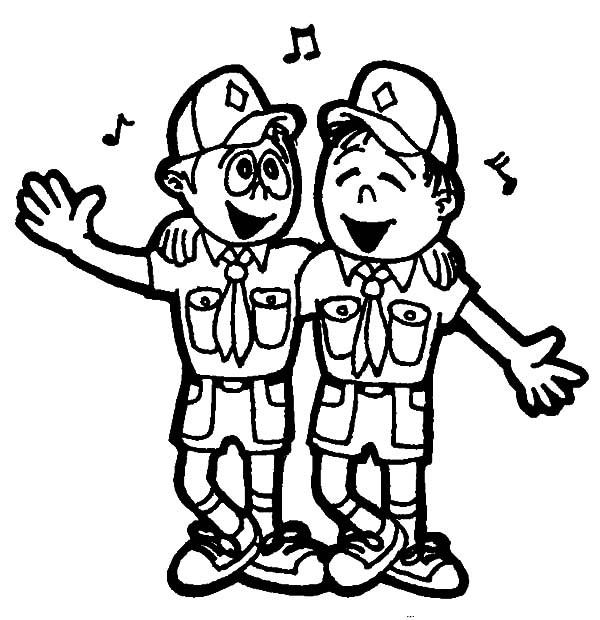 Boy Scout Coloring Pages
 Boy Scouts Free Coloring Pages