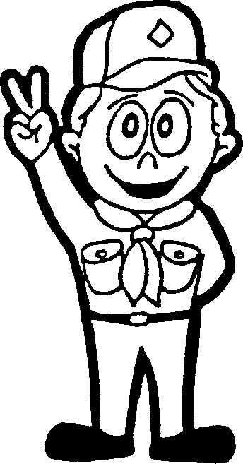 Boy Scout Coloring Pages
 USSSP Clipart & Library