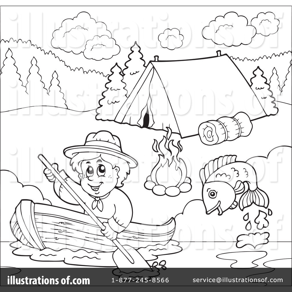 Boy Scout Coloring Pages
 Cub Scout Camping Clipart Clipart Suggest