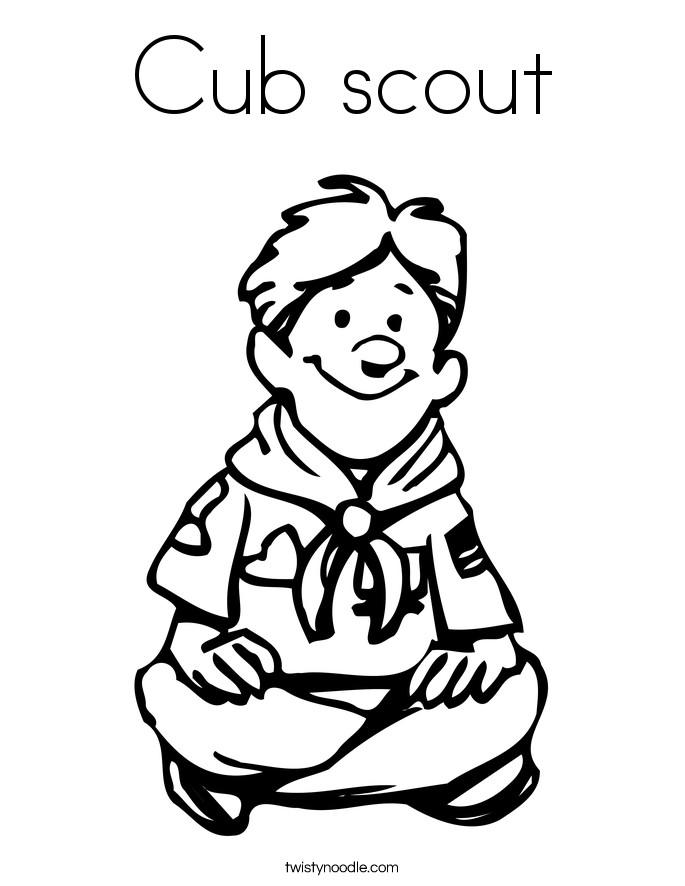 Boy Scout Coloring Pages
 Cub Scouts Coloring Pages Coloring Home