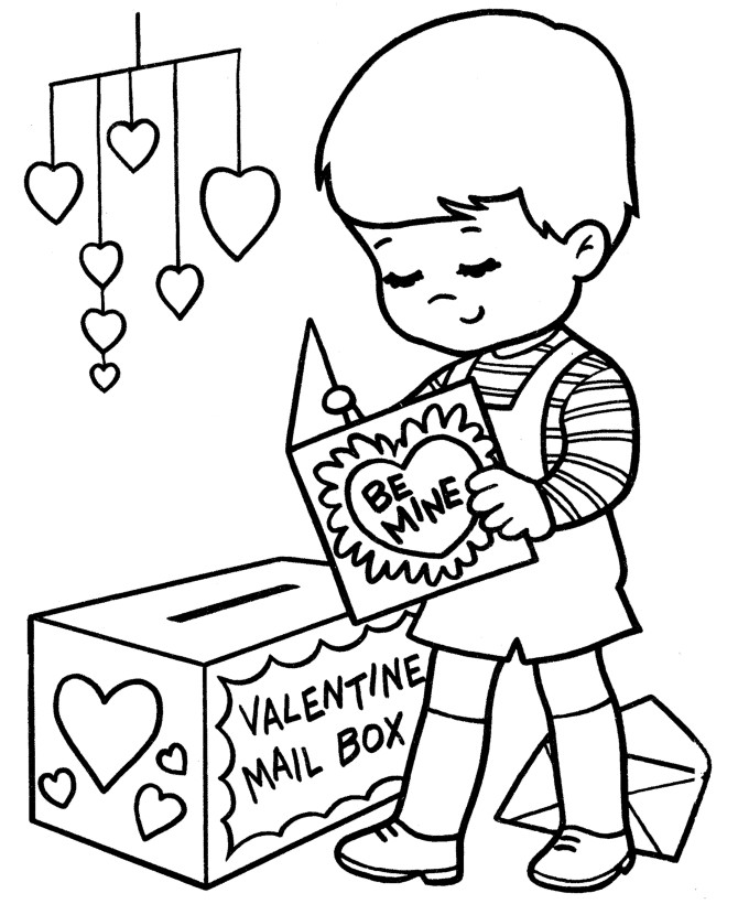 Boy Valentine Coloring Pages
 Valentine Coloring Pages Best Coloring Pages For Kids