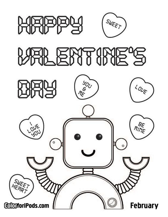 Boy Valentine Coloring Pages
 valentine s coloring pages