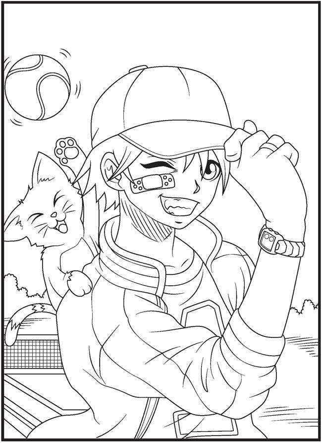 Boys Adult Coloring Book Pages
 80 best Manga canary yampuf enz images on Pinterest