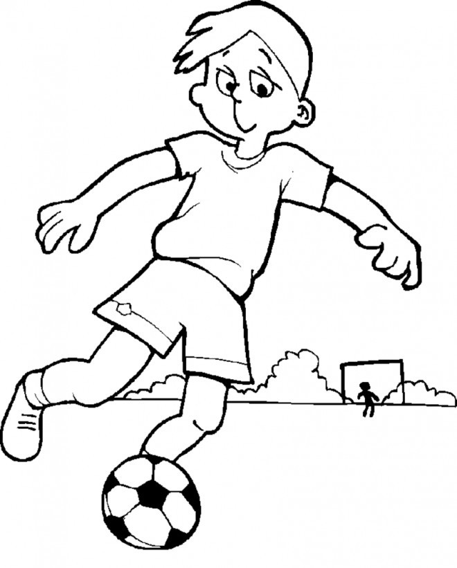 Boys And Girls Coloring Sheets Yankeetown
 Coloriage Un enfant avec son ballon dessin gratuit à imprimer