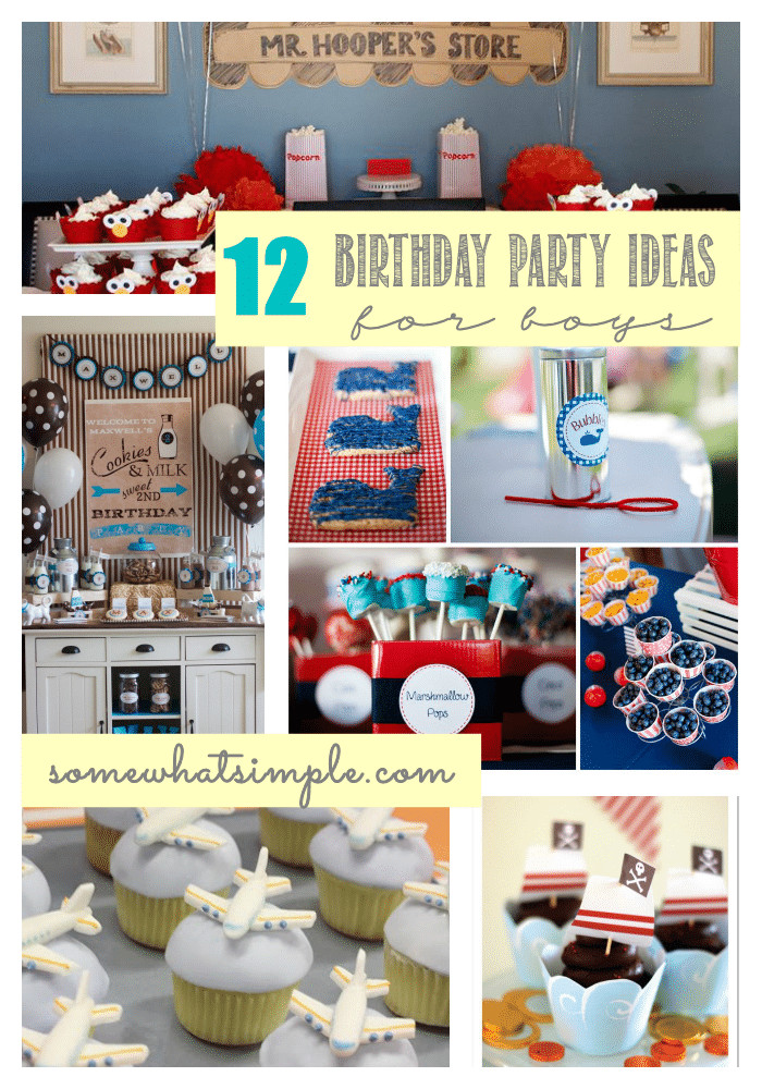 Boys Birthday Party
 Birthday Party Ideas for Boys Somewhat Simple