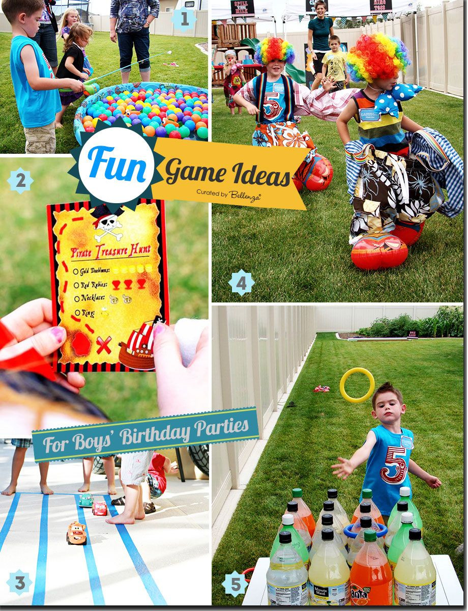 Boys Birthday Party
 Fun Games and Activities for Boys Birthday Parties