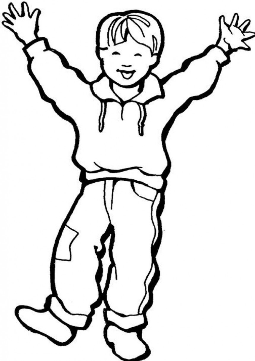 Boys Coloring Pages Online
 Free Printable Boy Coloring Pages For Kids