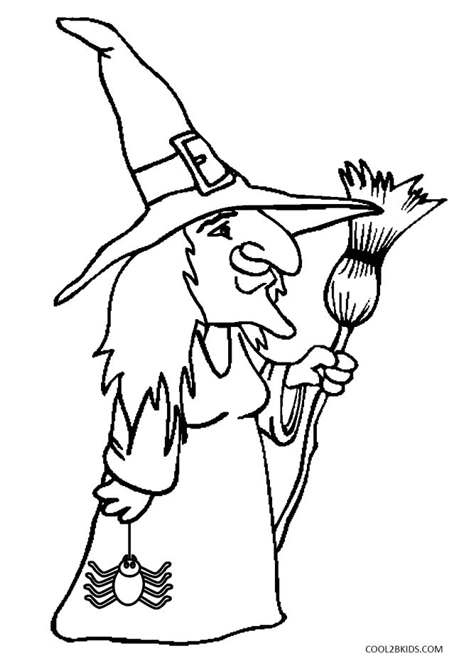 Boys From Witch Cartoon Coloring Pages
 Printable Witch Coloring Pages For Kids