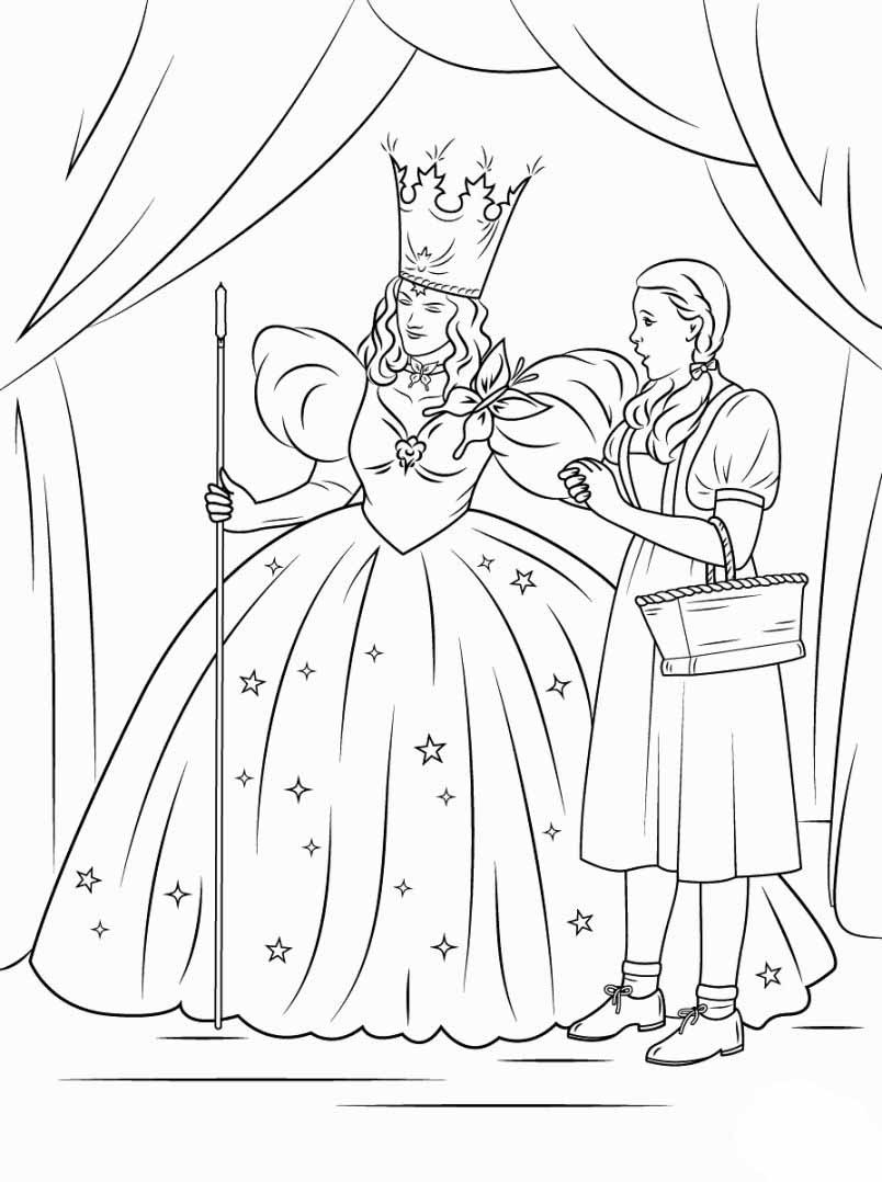 Boys From Witch Coloring Pages
 The Wizard of Oz coloring pages to and print for free