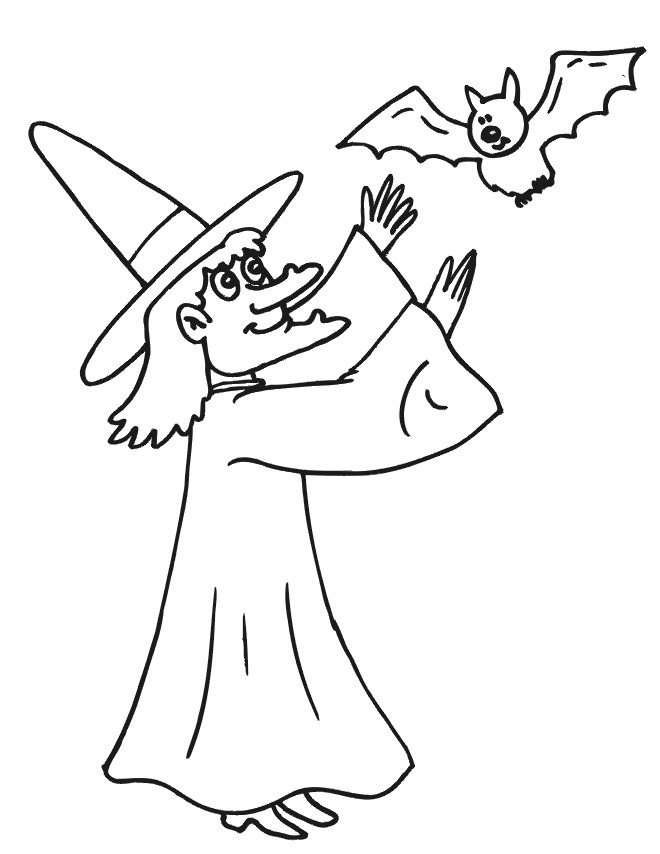 Boys From Witch Coloring Pages
 Witch Coloring Pages