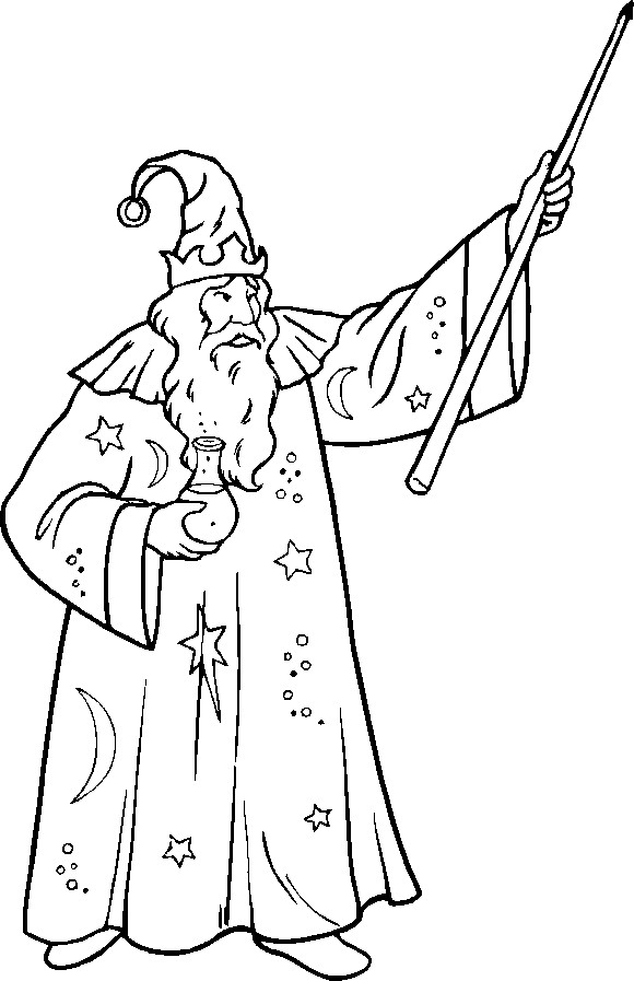 Boys From Witch Coloring Pages
 Wizard Printable Coloring Pages COLORING PAGES