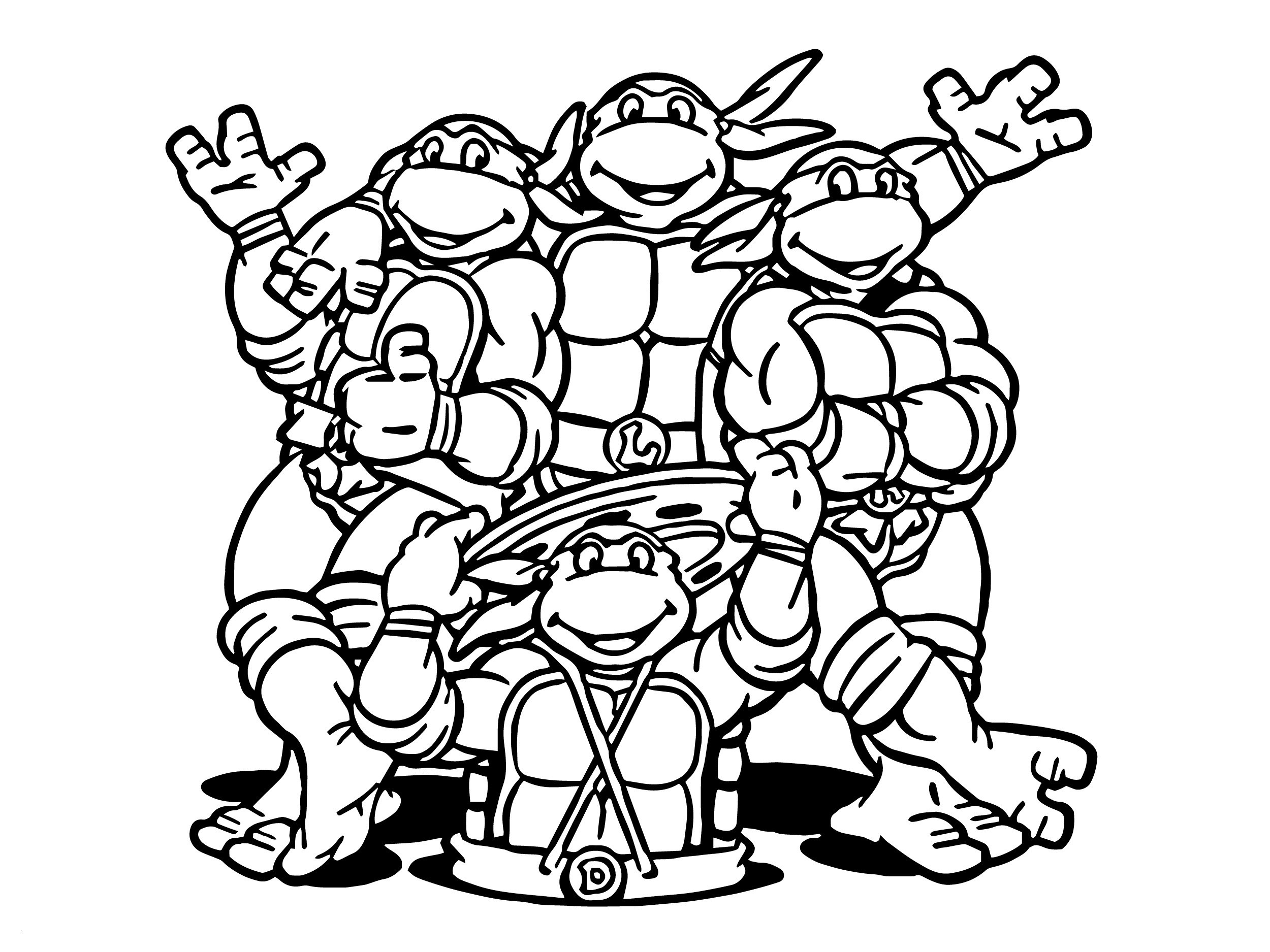 Boys Kids Coloring Pages Ninja Turtles
 Teenage Mutant Ninja Turtles Coloring Pages Best