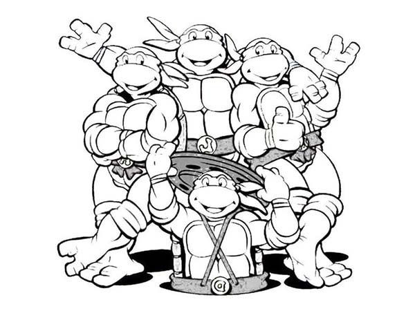 Boys Kids Coloring Pages Ninja Turtles
 teenage mutant turtles coloring