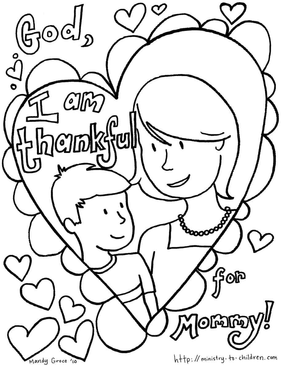 Boys Mothers Day Coloring Sheets
 Mother s Day Coloring Pages Free Easy Print PDF