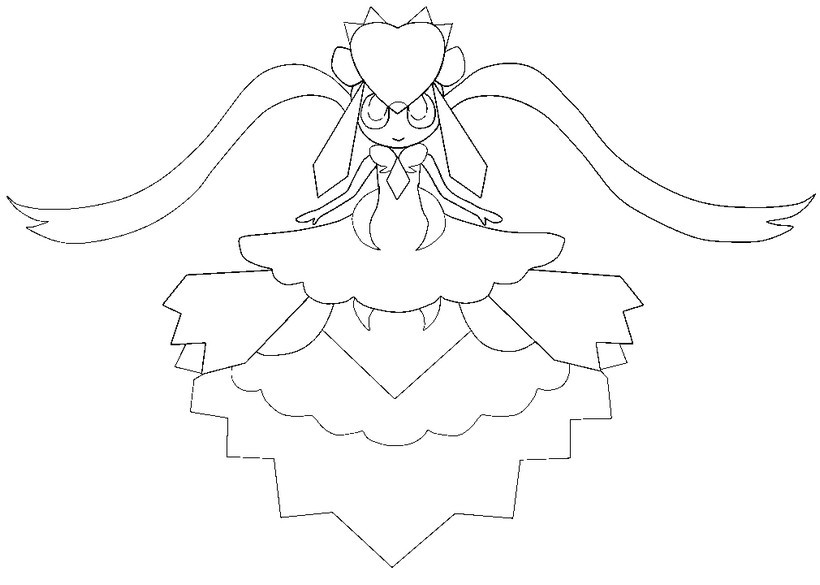 Boys Pokemon Coloring Pages Mega Diancie
 Malvorlagen Mega Entwickelte Pokemon Mega Diancie 719 719