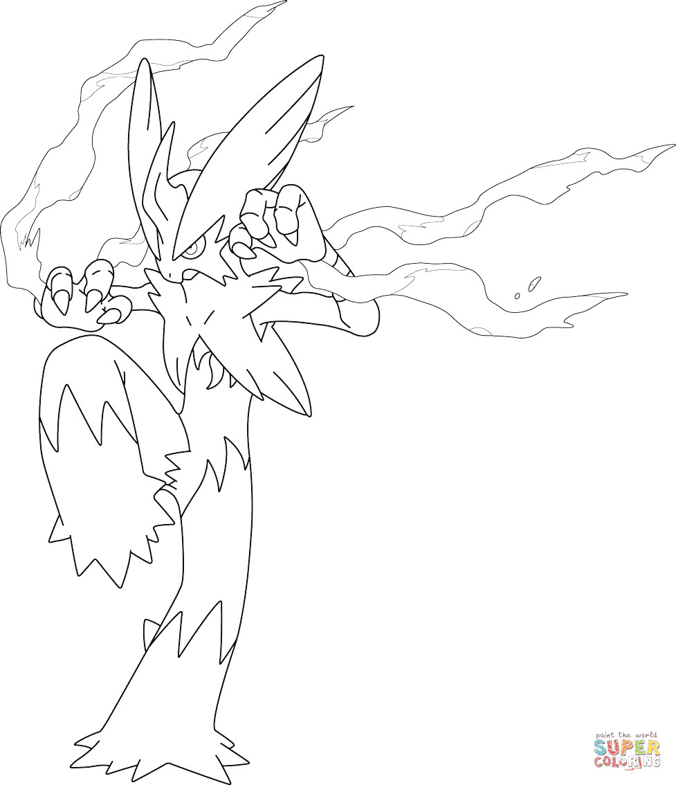 Boys Pokemon Coloring Pages Mega Diancie
 Mega Blaziken Pokemon coloring page