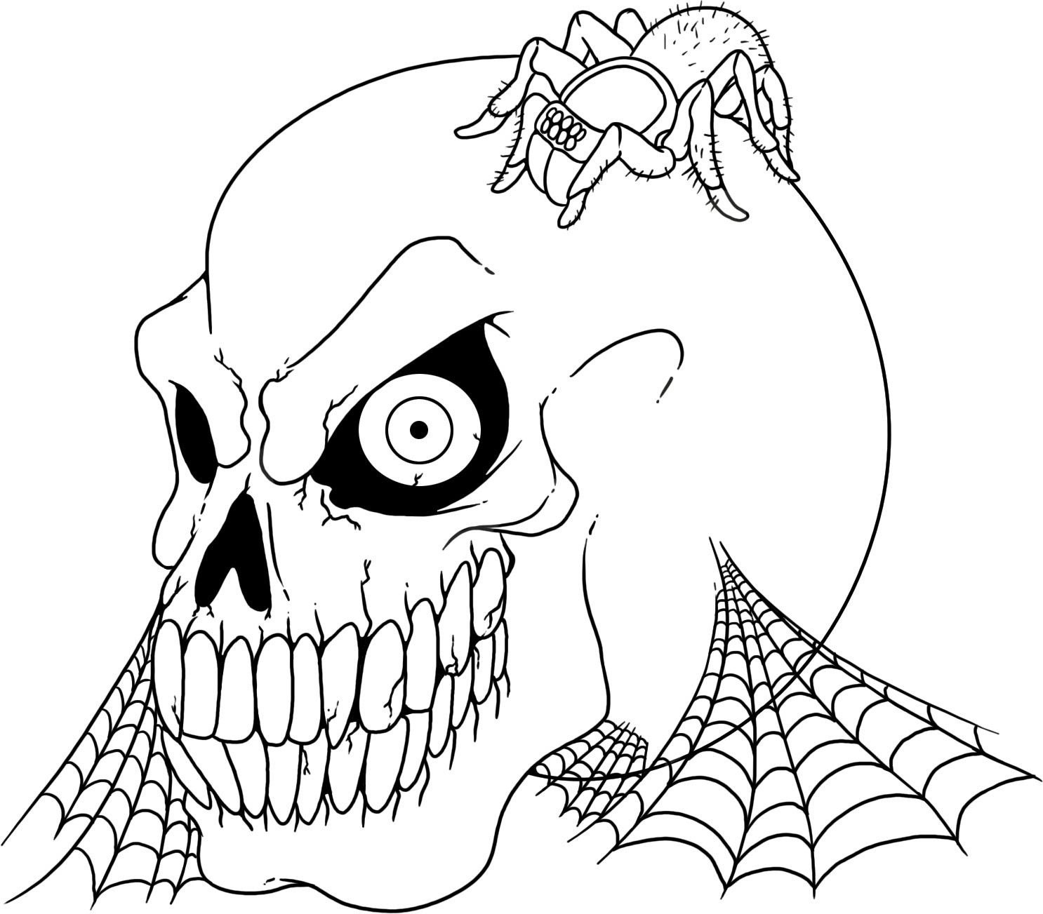 Boys Skull Coloring Pages
 Free Printable Skull Coloring Pages For Kids