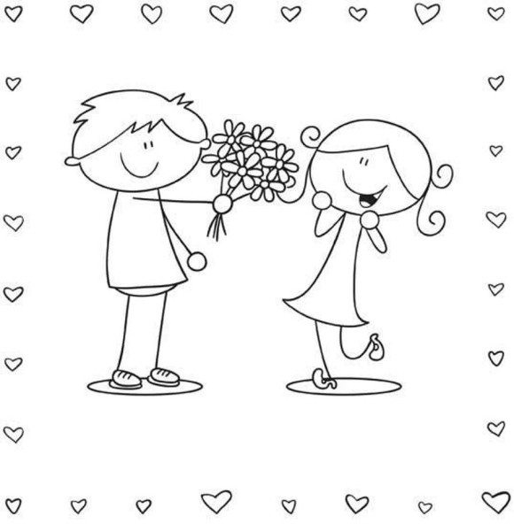 Boys Valentines Coloring Pages
 Happy Valentines Day Bee Mine Free Valentines Coloring