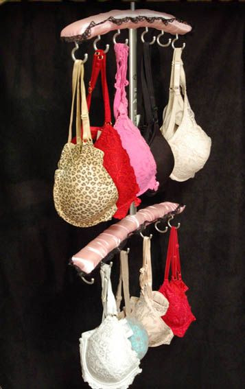 Bra Organizer DIY
 15 DIY Hanger Projects to Make Right Now