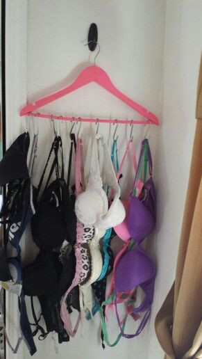 Bra Organizer DIY
 17 Best ideas about Bra Hanger on Pinterest