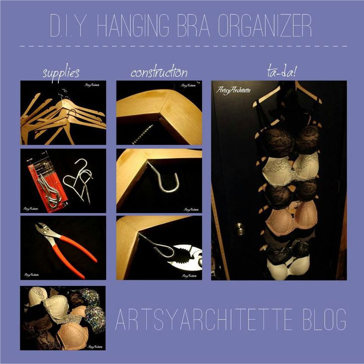 Bra Organizer DIY
 Best 25 Bra hanger ideas on Pinterest