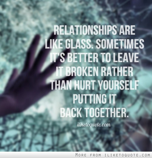 Broken Trust Quotes For Relationships
 There is no future without you