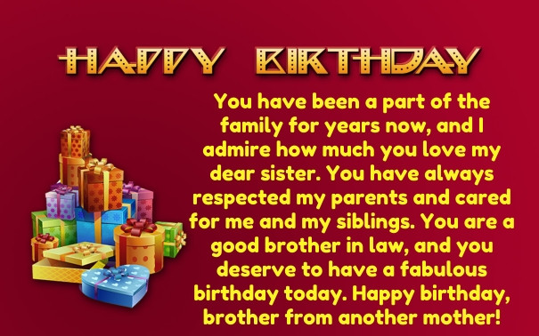 Brother In Law Birthday Quote
 30 Birthday Wishes for Brother in Law with