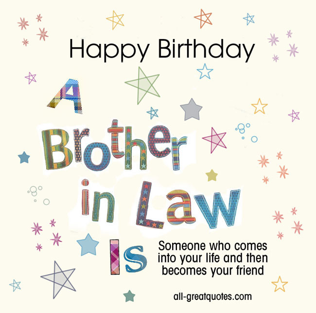 Brother In Law Birthday Quote
 Happy Birthday Brother In Law Quotes Funny QuotesGram