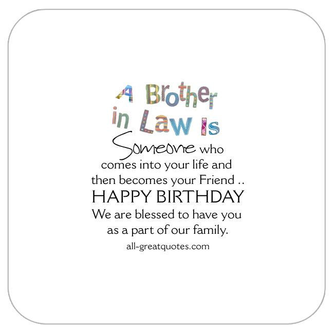 Brother In Law Birthday Quote
 17 Best images about Birthday Wish on Pinterest