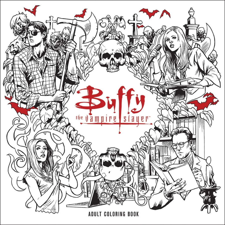 Buffy The Vampire Slayer Coloring Book
 Buffy the Vampire Slayer Adult Coloring Book in December
