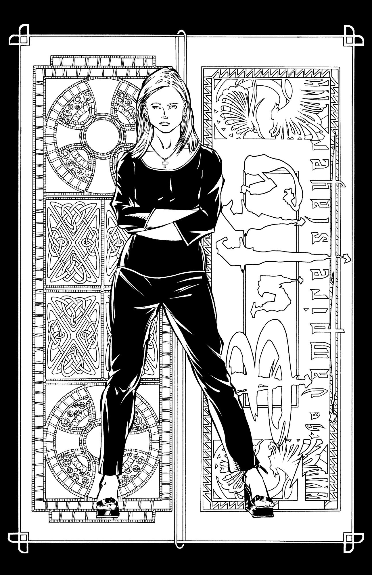 Buffy The Vampire Slayer Coloring Book
 Buffy The Vipier Slaer Free Coloring Pages