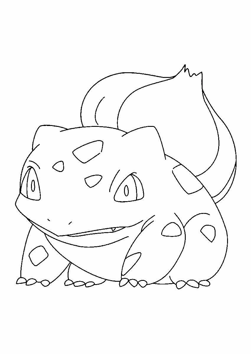 Bulbasaur Coloring Pages
 Bulbasaur Coloring Page Coloring Home